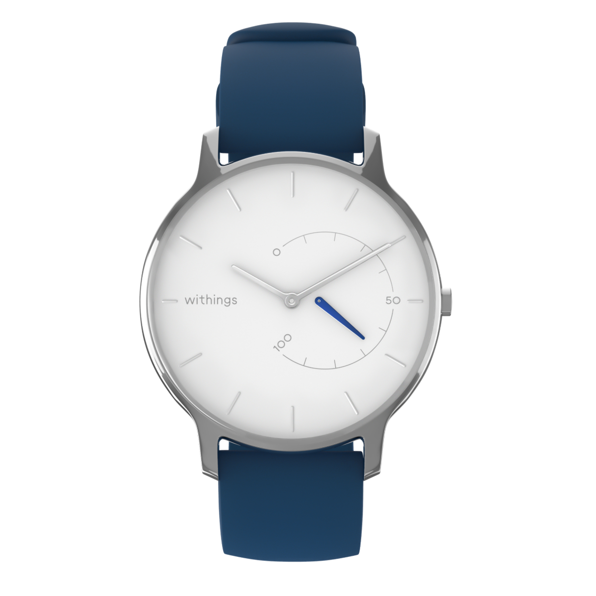 Withings Move Timeless Chic, 38mm, White & Silver - Activity tracking watch - Sleep analysis, Water resistant - Withings Official Store