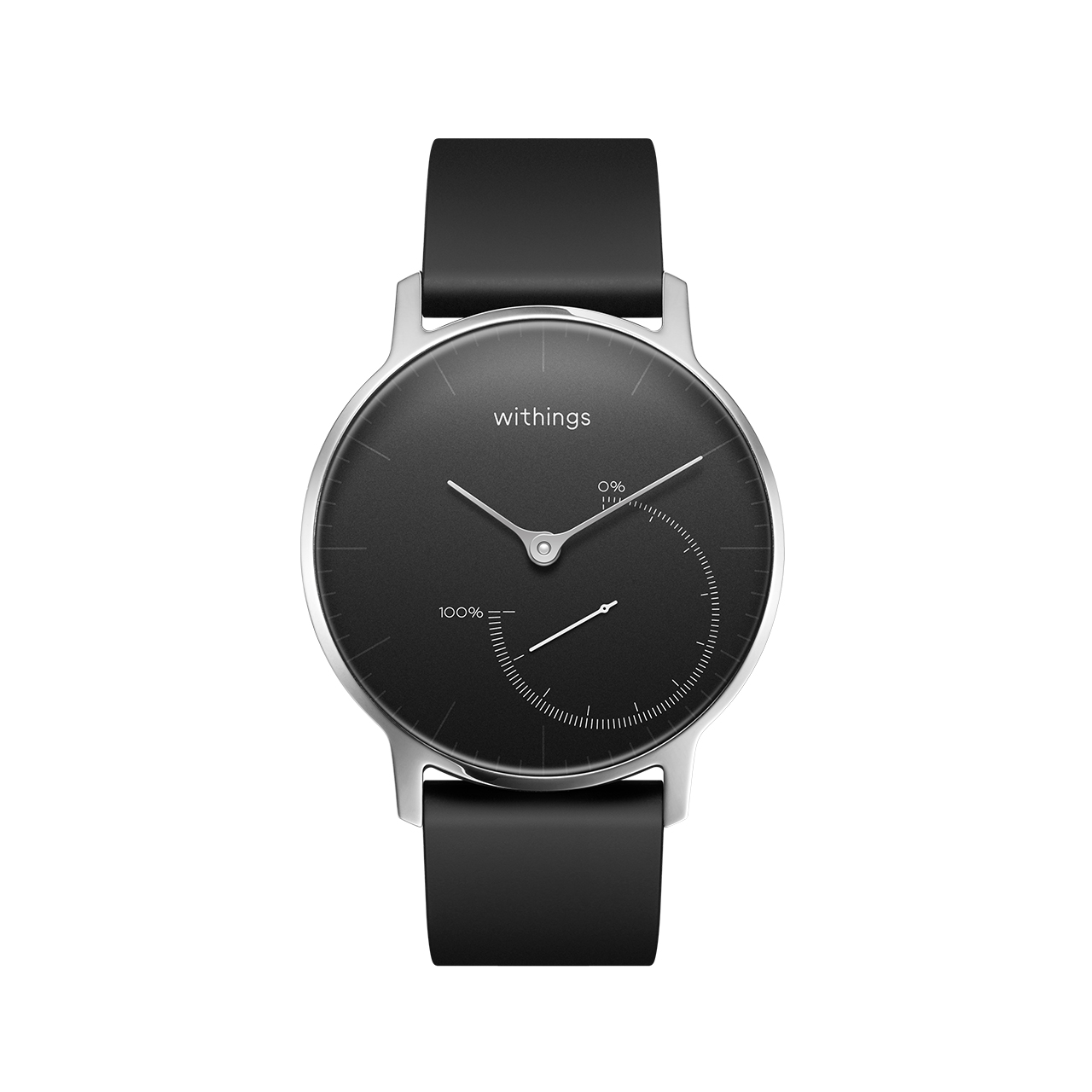 Withings Steel (Nokia), Black - Activity & Sleep Tracking Watch - No charging, Water resistant - Withings Official Store