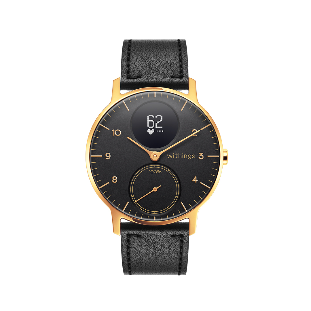 Withings Steel HR Limited Edition, 36mm, Black & Gold - Hybrid Smartwatch - Heart rate & Smartphone notifications - Withings Official Store