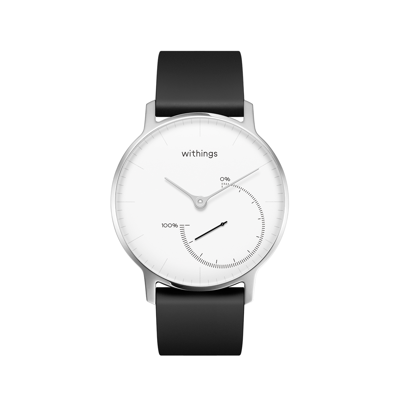Withings Steel (Nokia), White - Activity & Sleep Tracking Watch - No charging, Water resistant - Withings Official Store