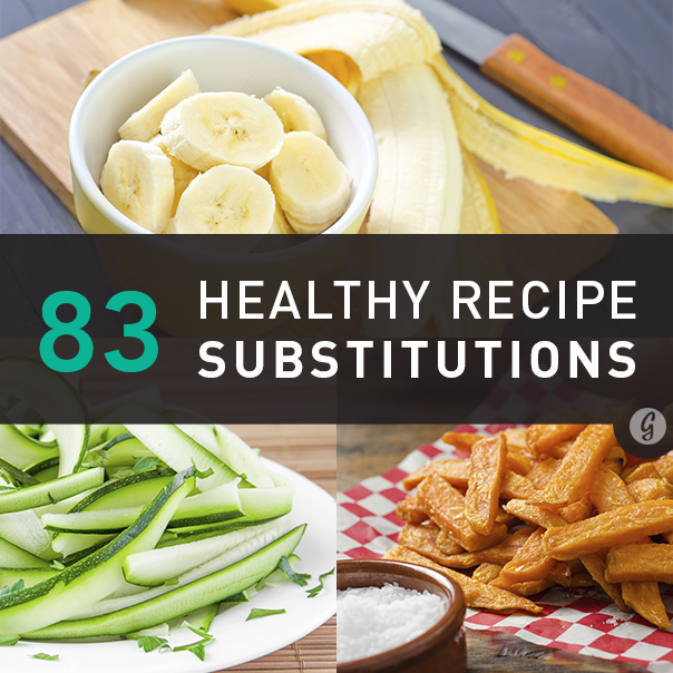 83 Healthy Recipe Substitutions