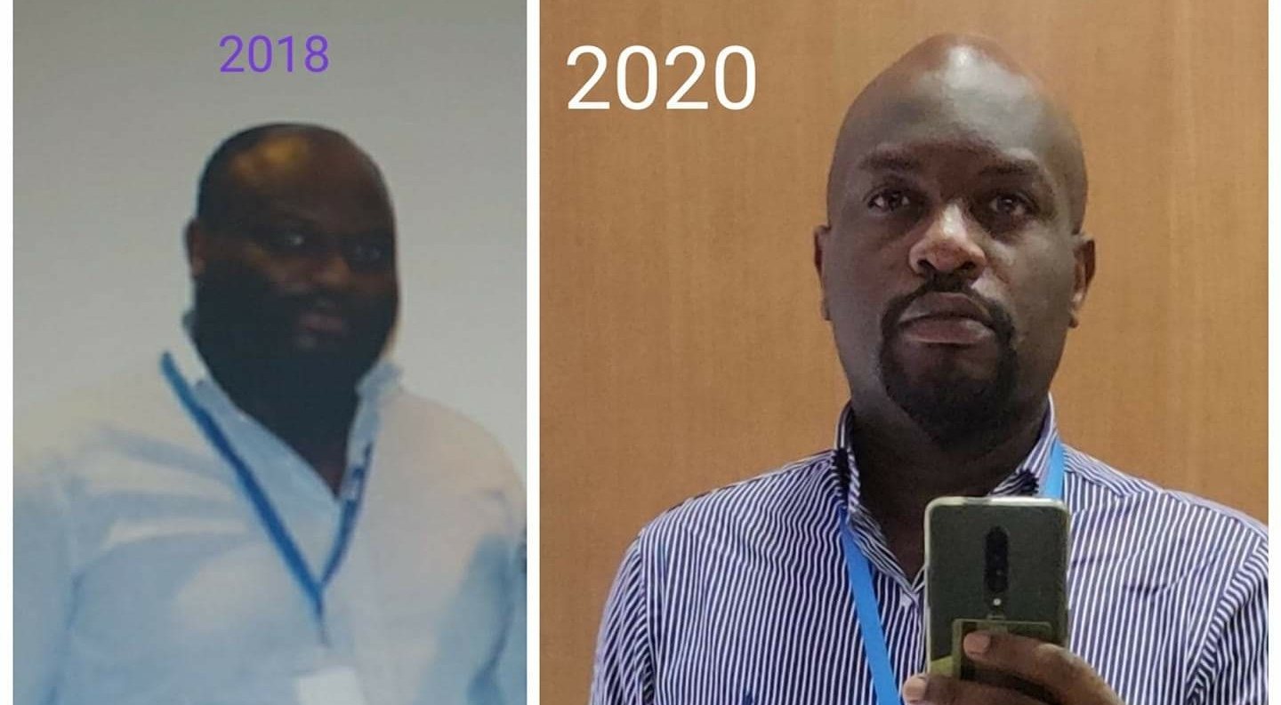 Frédéric Tossou: 45 Kilo verloren. 1 Million Schritte gewonnen.