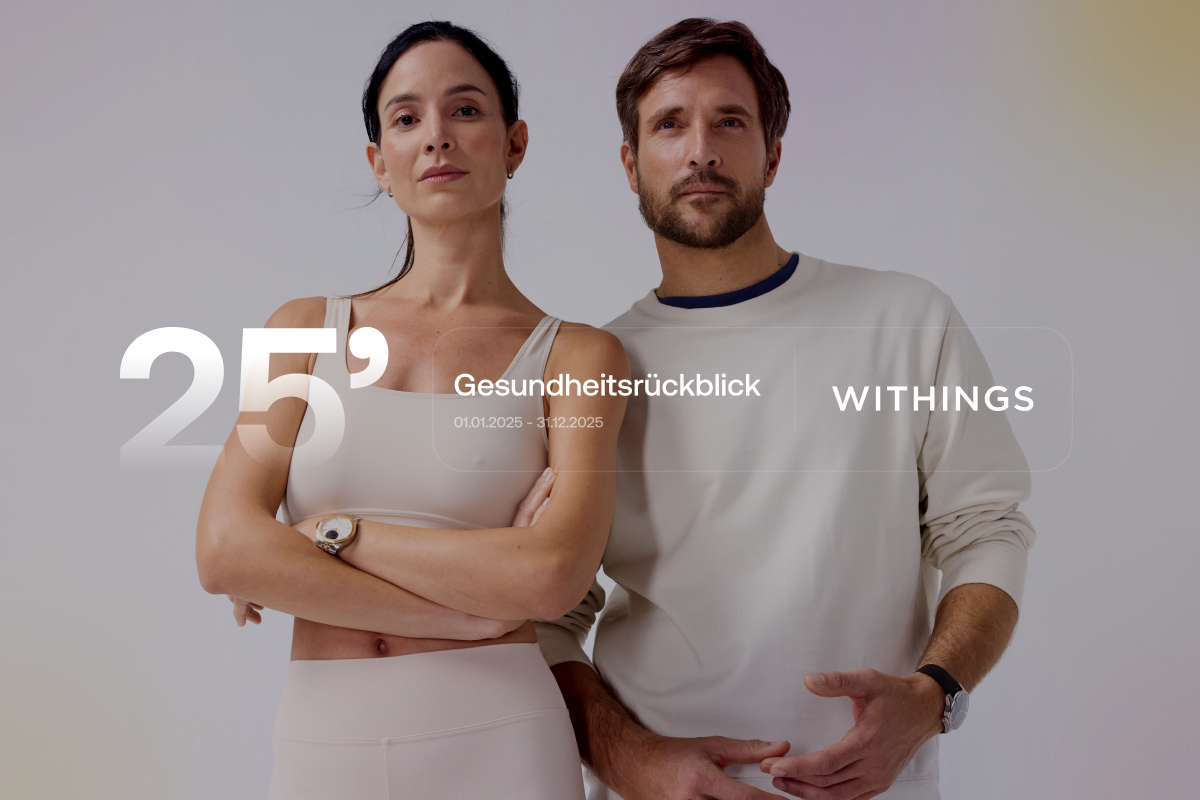 Withings Gesundheitsrückblick: So hat sich unsere Community im Jahr 2025 bewegt, geschlafen und gelebt
