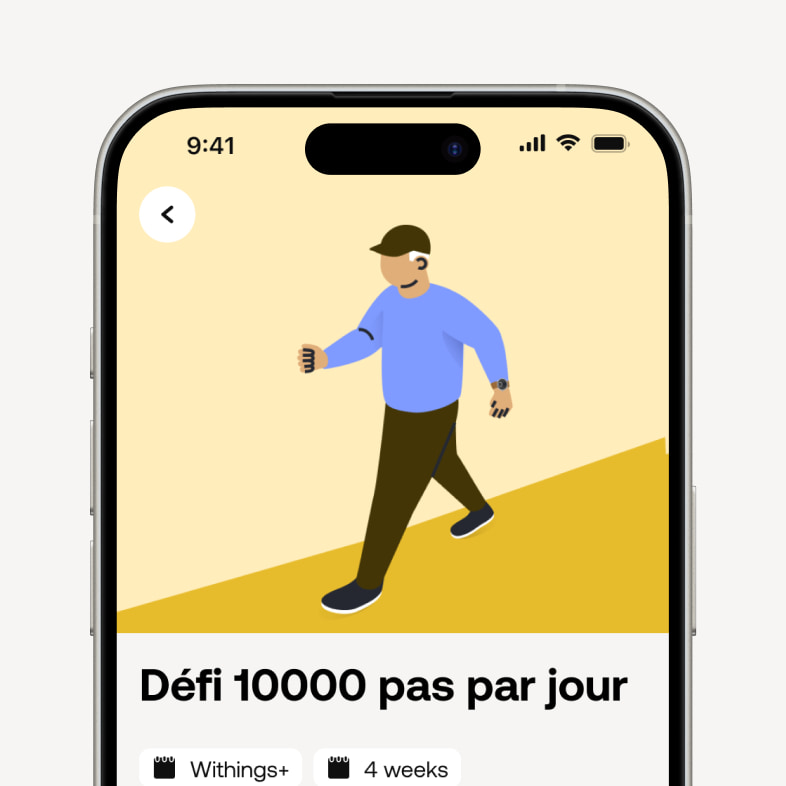 Augmentez votre nombre de pas chaque semaine