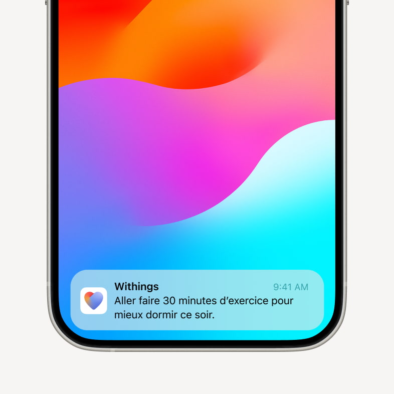 Programmez des rappels de mouvements