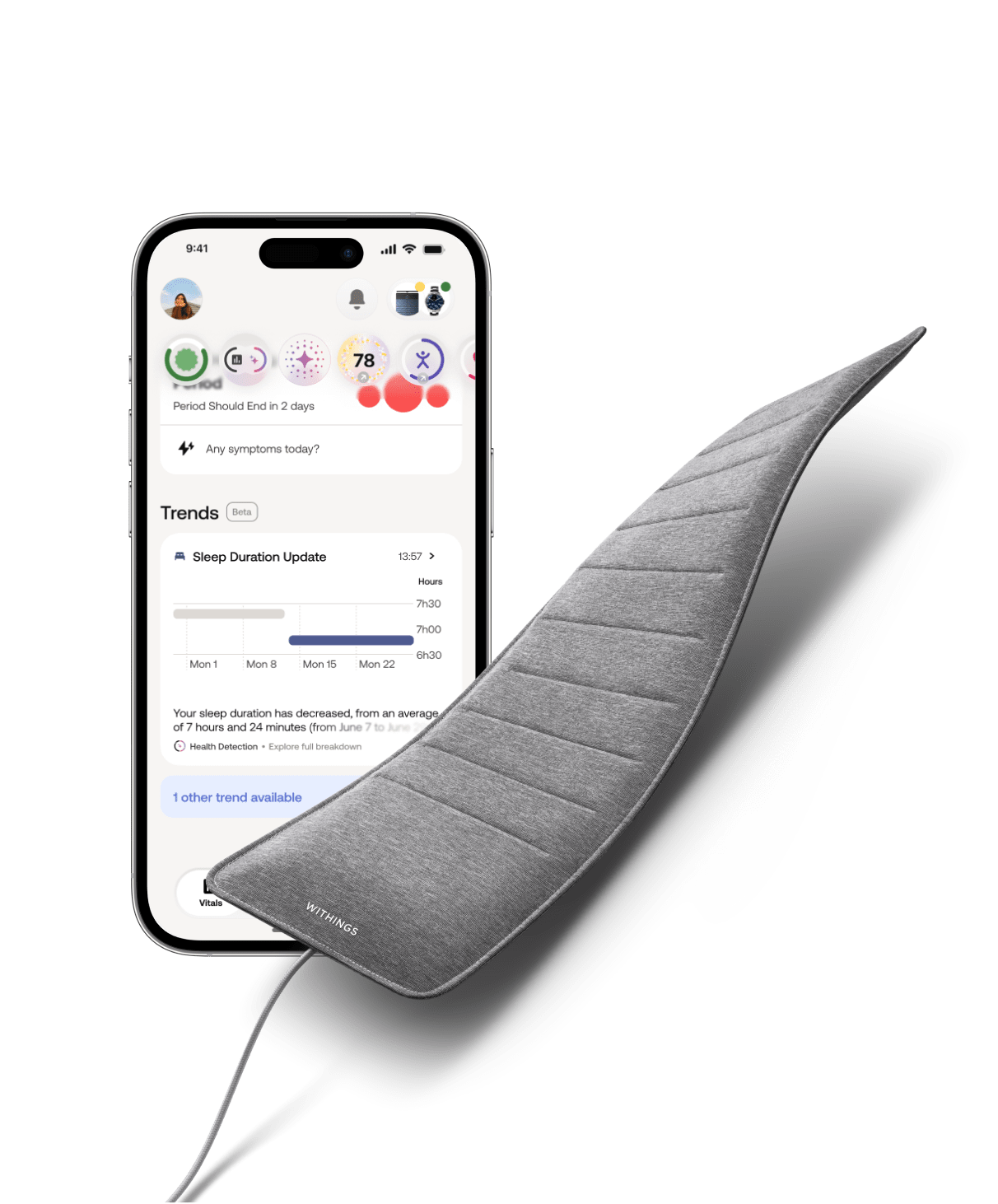 Your sleep analyzed for deeper insights & recovery